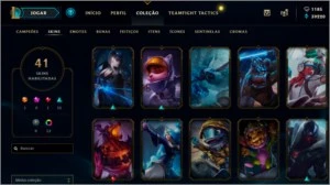 LVL 390 + 47 SKINS + PASSE DO MUNDIAL - League of Legends LOL