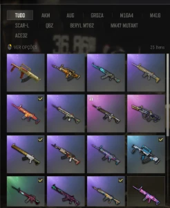 💎 Conta Pubg | 2 Armas Progressivas (M24 + Aug Neon)