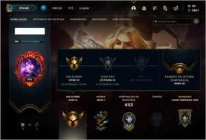 Conta ouro 3 com 135 skins e 118 champs - League of Legends LOL