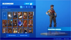CONTA SEASON 1 - RENEGADE RAIDER, SKULL ROXO E GHOUL ROSA - Fortnite