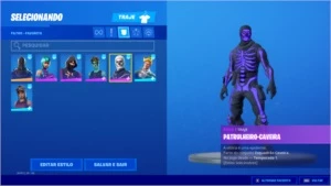 CONTA SEASON 1 - RENEGADE RAIDER, SKULL ROXO E GHOUL ROSA - Fortnite