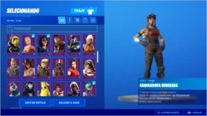 CONTA SEASON 1 - RENEGADE RAIDER, SKULL ROXO E GHOUL ROSA - Fortnite