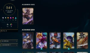 Conta Lol 241 skins habilitadas - League of Legends