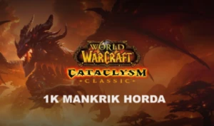 Wowtlk - Cataclysm - 1K Mankrik Horda