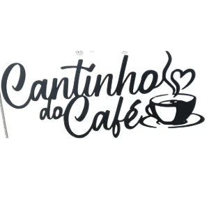Kit Cantinho do Café, Placa, Quadro e Bandeja, MDF Premium - Artesanato e Personalizados