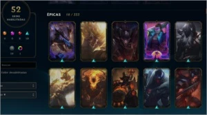 Conta League of Legends Prata IV + Skins LOL