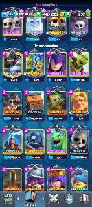 Conta de Clash Royale