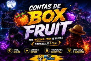 Conta de blox fruit LV Max gás e várias capas e espada - Outros