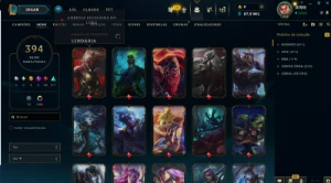 Conta League Of Legends Nv 1368 ( 394 Skins ) LOL