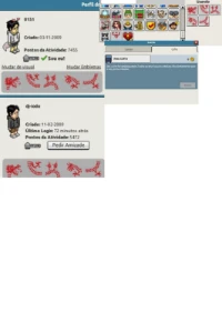 Conta habbo de 2009 com emblema completo do dragão!