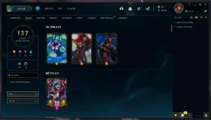 CONTA LOL PLAT 4 S11 / TODOS OS CHAMPS / 137 SKINS - League of Legends