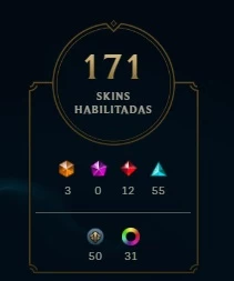 Conta com 171skins (gastos de mais 1500R$)com vandal sublime - League of Legends LOL