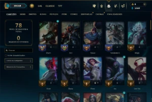 Prata 3 com 90 Champs e 45 Skins ( MID / JG / ADC ) - League of Legends LOL