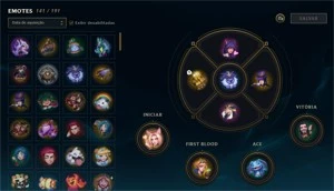 Conta desde 2013 com 500+ skins - League of Legends LOL