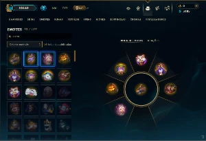 Unranked com 30 Champs e 6 Skins - League of Legends LOL