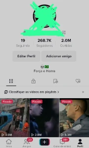 Vendo conta do TIK TOK - Redes Sociais