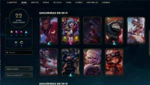 League Of Legends Conta Mestre mmr alto LOL