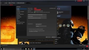 Conta STEAM csgo 1.8k horas, h1z1, payday entre outros jogos