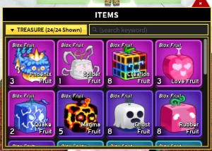 Conta Blox Fruits com Todas as Frutas Permanentes! - Roblox