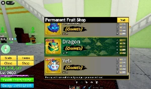 Conta Blox Fruits com Todas as Frutas Permanentes!
