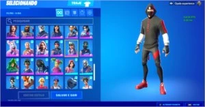 FORTNITE, Conta com picareta minty e Ikonik+ 81 skins