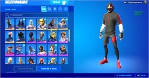 FORTNITE, Conta com picareta minty e Ikonik+ 81 skins