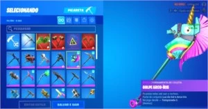 FORTNITE, Conta com picareta minty e Ikonik+ 81 skins