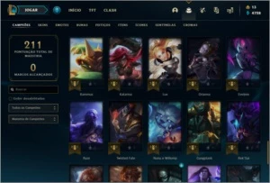 Conta prata 2 com 17 skins e 68 champs - League of Legends LOL
