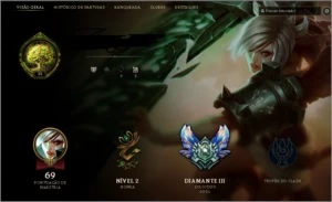 CONTA SMURF DIAMANTE 3 MMR Alto - League of Legends LOL