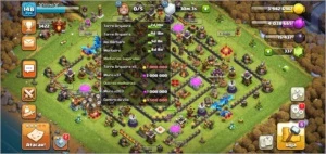 Clash of clans cv 11 full, bem upado