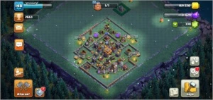 Clash of clans cv 11 full, bem upado