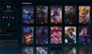 Conta riot LOL E VALORANT com muitas skins