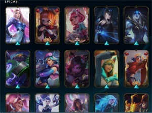 Conta riot LOL E VALORANT com muitas skins