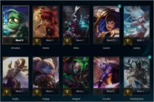 CONTA LVL 42 25 campeões 3 skins OURO IV - League of Legends LOL