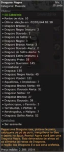 Draguna Negra +50 Sabedoria Spiritia - Dofus