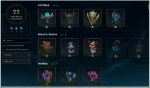 ÓTIMA CONTA PLATINA 251 SKINS - League of Legends LOL