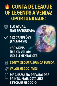 Conta League of Legends