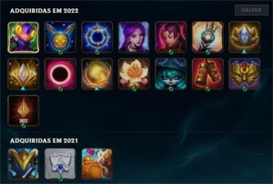 CONTA COM DIANA PRESTIGIO - League of Legends LOL