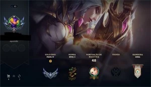 CONTA COM DIANA PRESTIGIO - League of Legends LOL