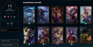 CONTA COM DIANA PRESTIGIO - League of Legends LOL