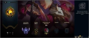 Conta league of legends. Diamante 4 com 75% WR LOL