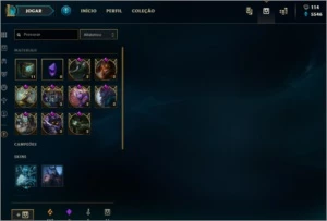 Conta League of legends PLATINA 4 LOL