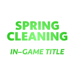 Spring Cleaning