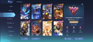 Conta mobile legends full emblemas e heróis 