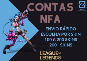 Contas Nfa League Of Legends - Escolha quantidade de Skins