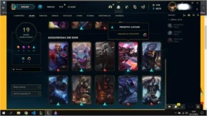 Vendo conta lol bronze 3 com 19 skins, email n verificado - League of Legends