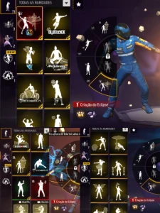 Conta Ff Nvl 71 | Calça Angelical + Armas Evolutivas Lvl 5+ - Free Fire