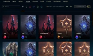 Conta LoL 632 skins full acesso - League of Legends
