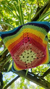 Cestinha / Suporte para Vaso em Crochê - Artesanato e Personalizados