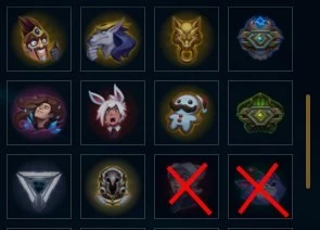 CONTA OURO 2 COM VÁRIAS SKINS - League of Legends LOL
